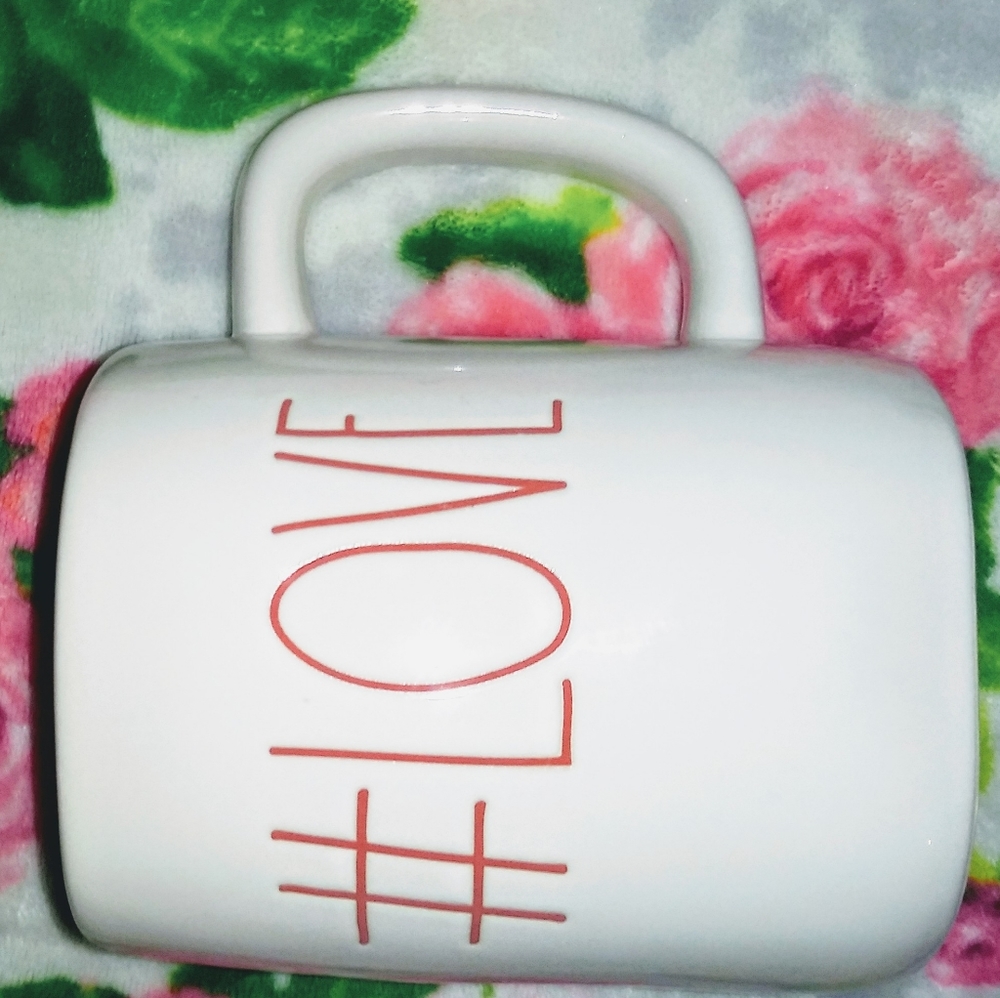 Rae Dunn #LOVE Mug Valentine Red LL Coffee Cup